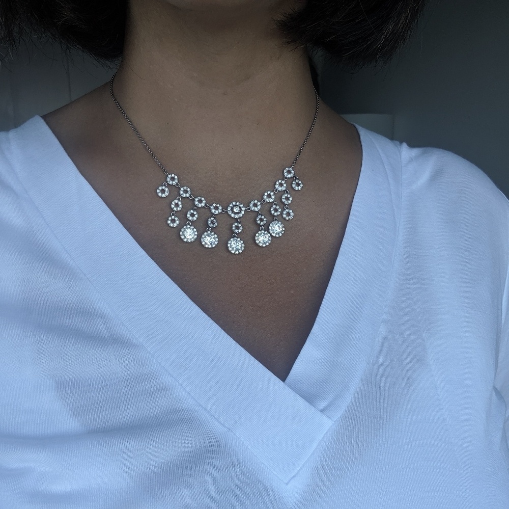 Carolee Lux Crystal Necklace - Picture 3 of 5